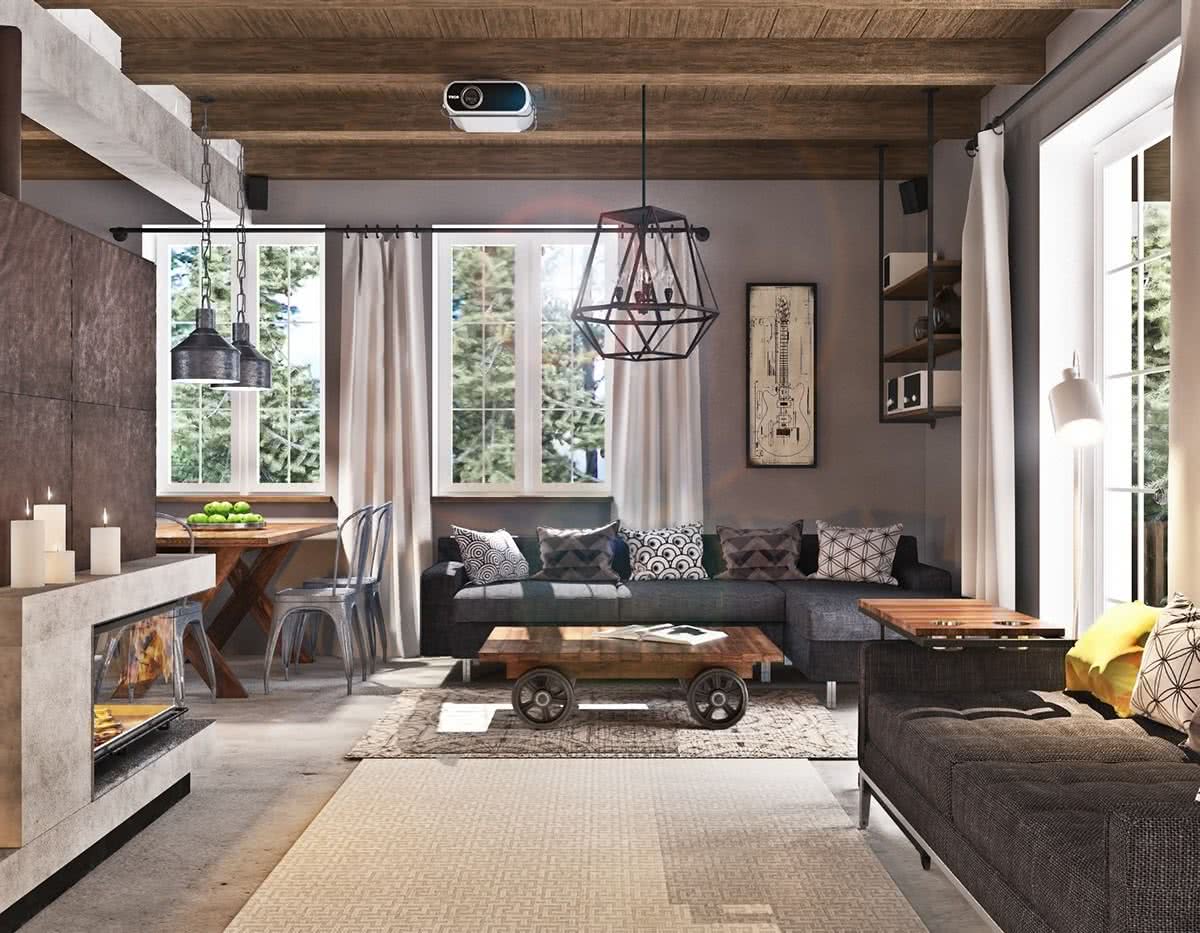 Salones rústicos + de 20 Imágenes y Tips – ÐecoraIdeas