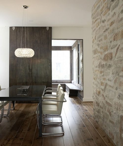 Paredes de piedra - 50 ideas de pared de piedra interior