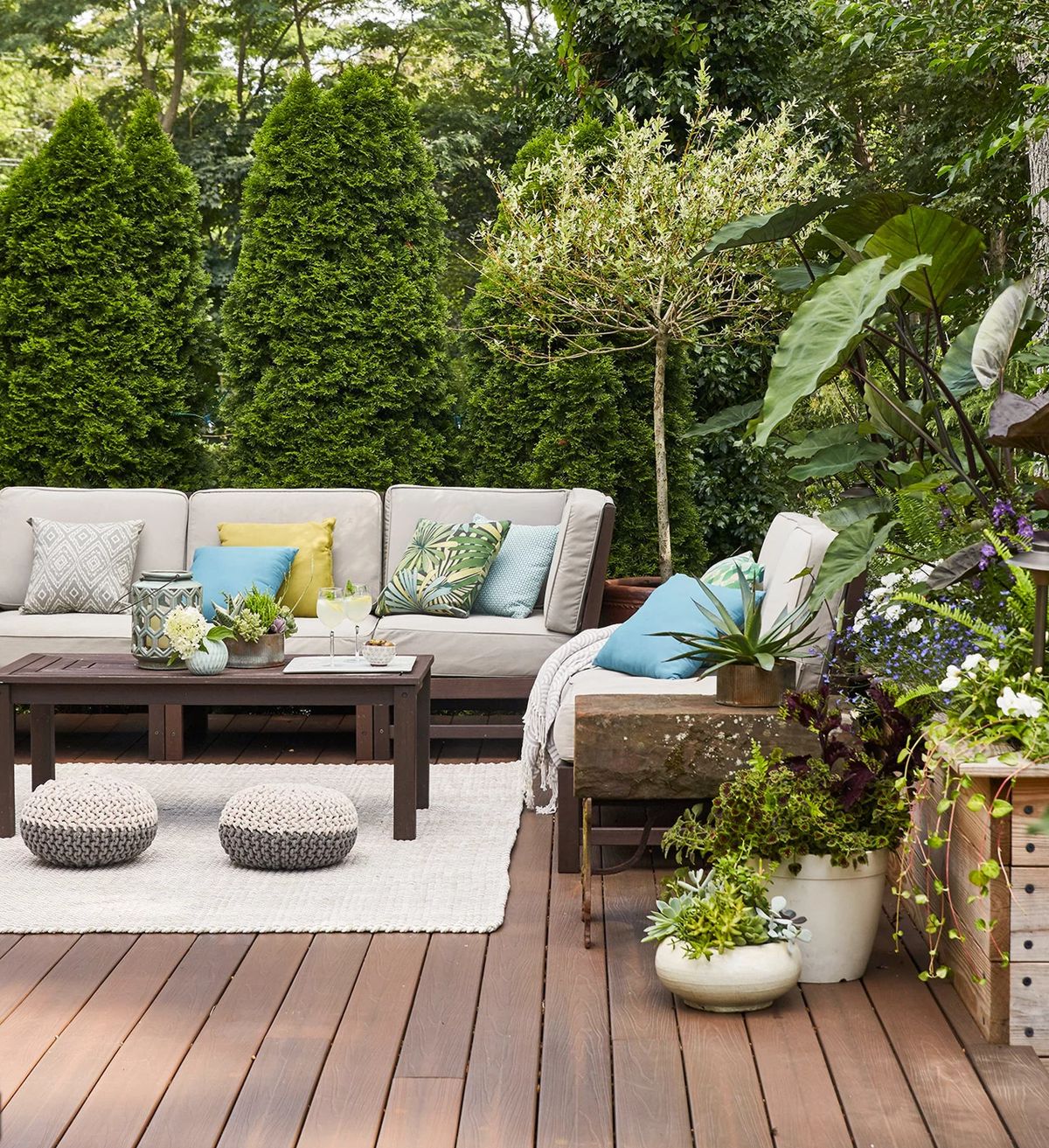 Patios modernos de casas bonitos y sencillos