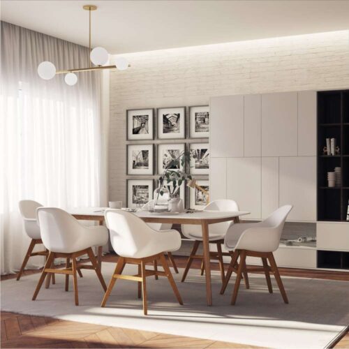 Comedores blancos - cómo diseñar y decorar – Decora Ideas