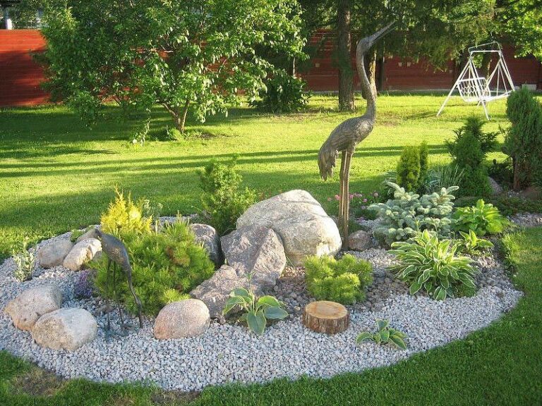 once Interpretación Mirar Jardines con piedras, flores y plantas - decoración y diseño